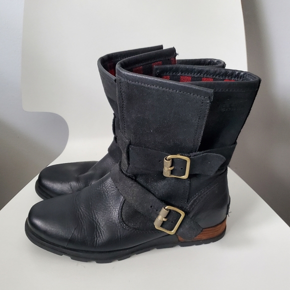 Sorel Women's Major Moto Plaid Boots - Picture 4 of 8